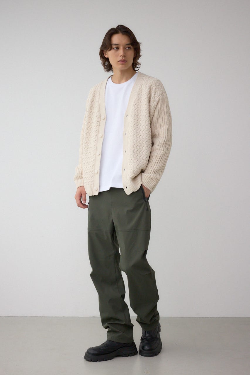 AZUL BY MOUSSY | バスケット編みマットモールカーディガン