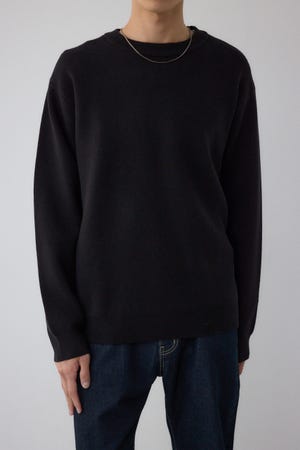 裏シャギーボアニットトップス