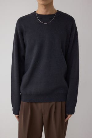 裏シャギーボアニットトップス