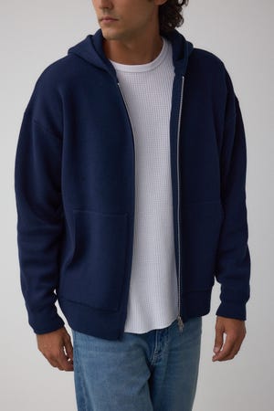 UMBRO MOUSSY ネイビー ジップアップパーカー MOUSSY｜マウジーのパーカー（ジップアップ）通販 - ZOZOTOWN