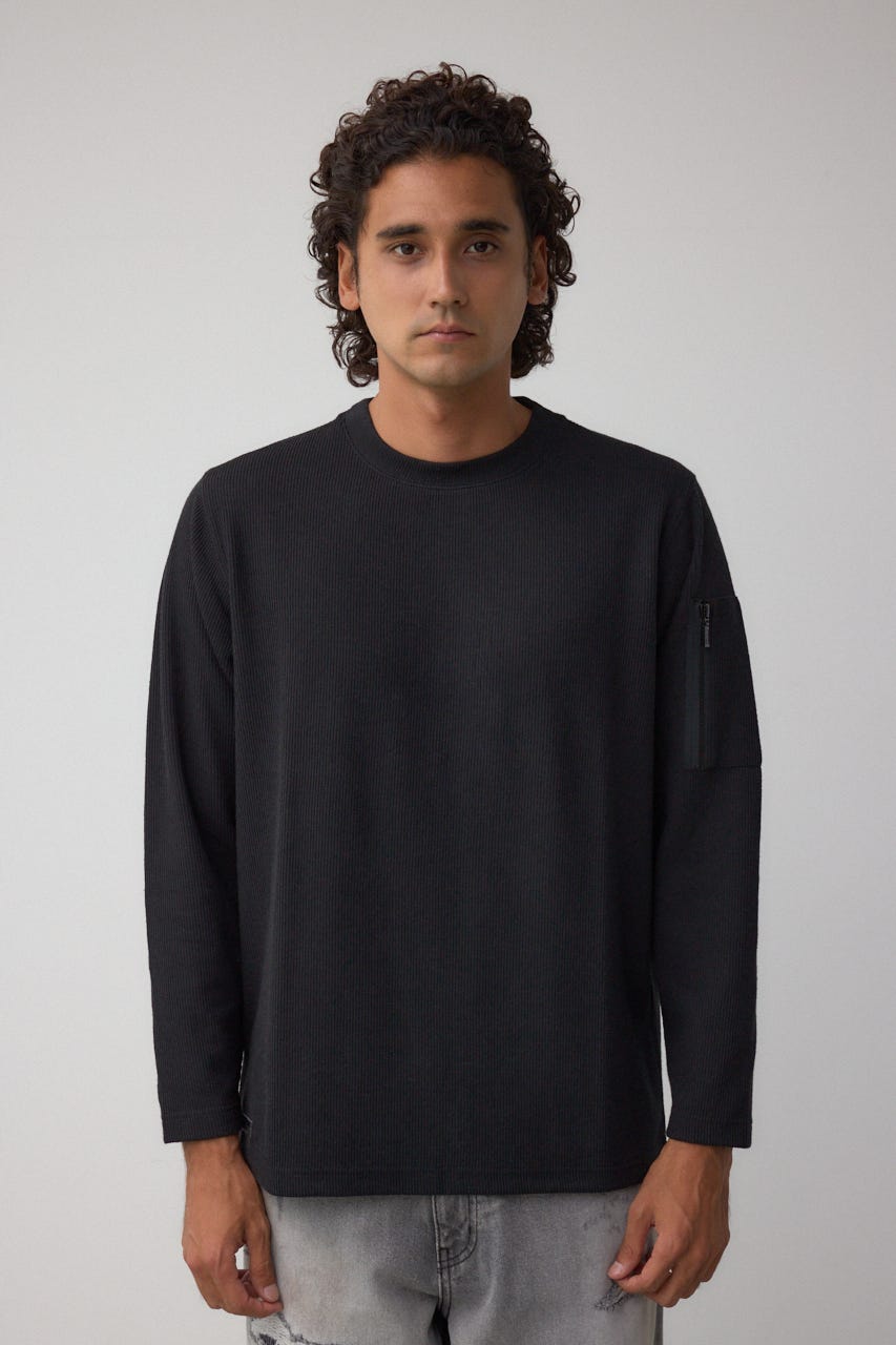 AZUL BY MOUSSY | スリーブポケット長袖トップス (Tシャツ