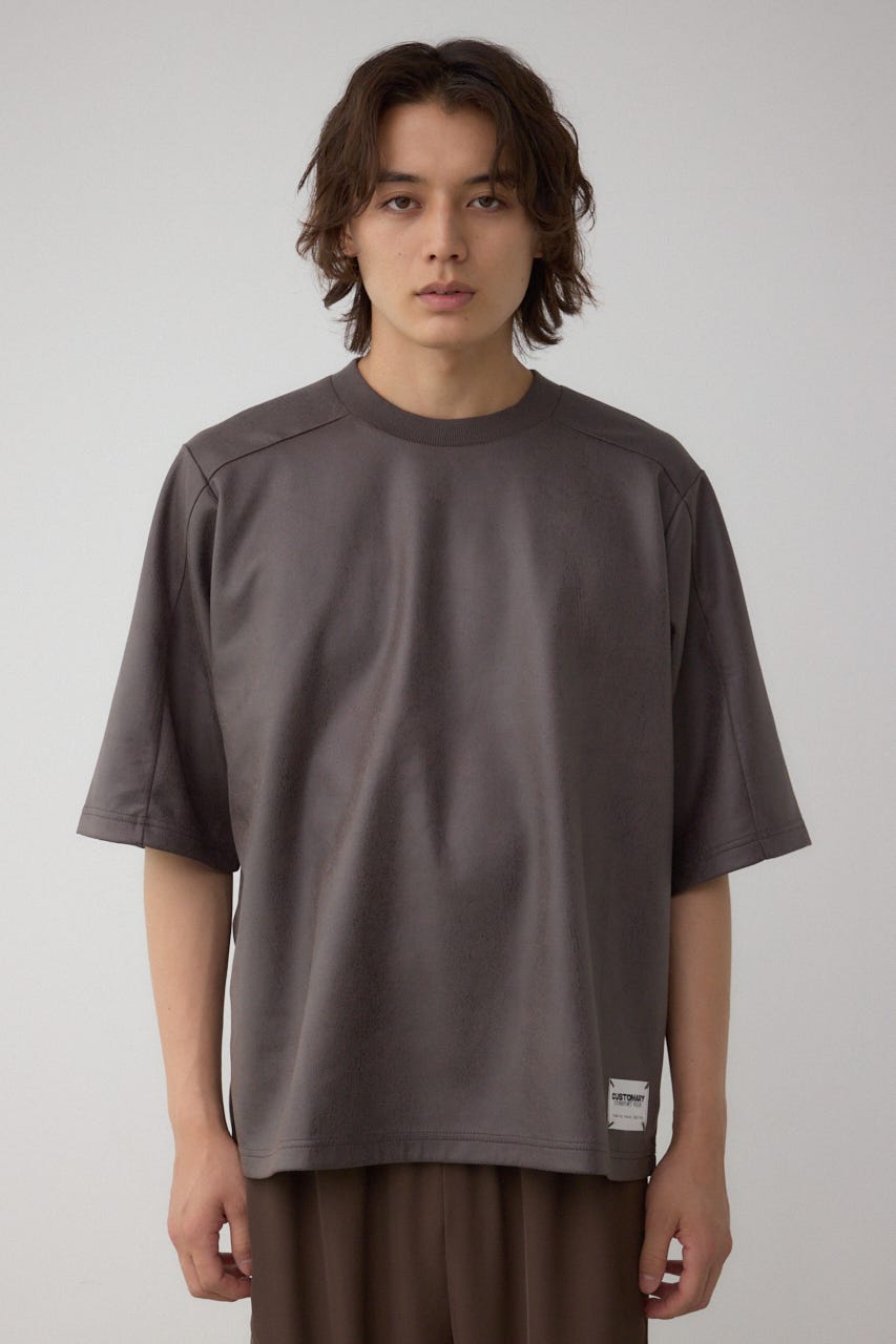 AZUL BY MOUSSY | レザーライク半袖Tシャツ (Tシャツ