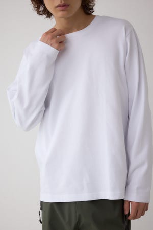 引き揃え天竺長袖トップス