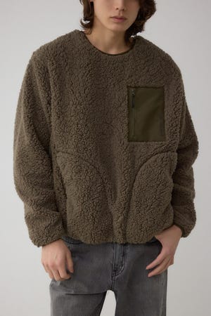 シープボア防風トップス