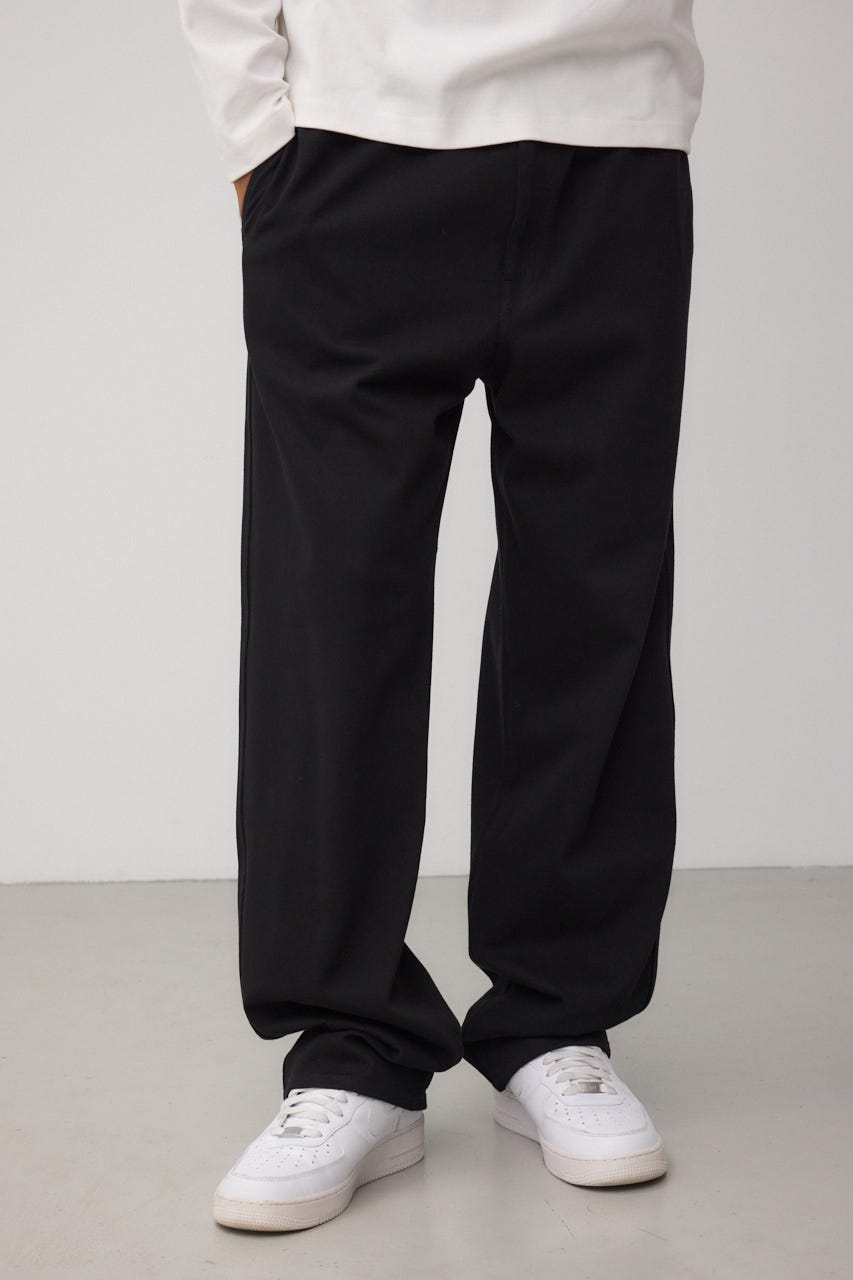 EASY ACTIONワイドパンツ BLK L