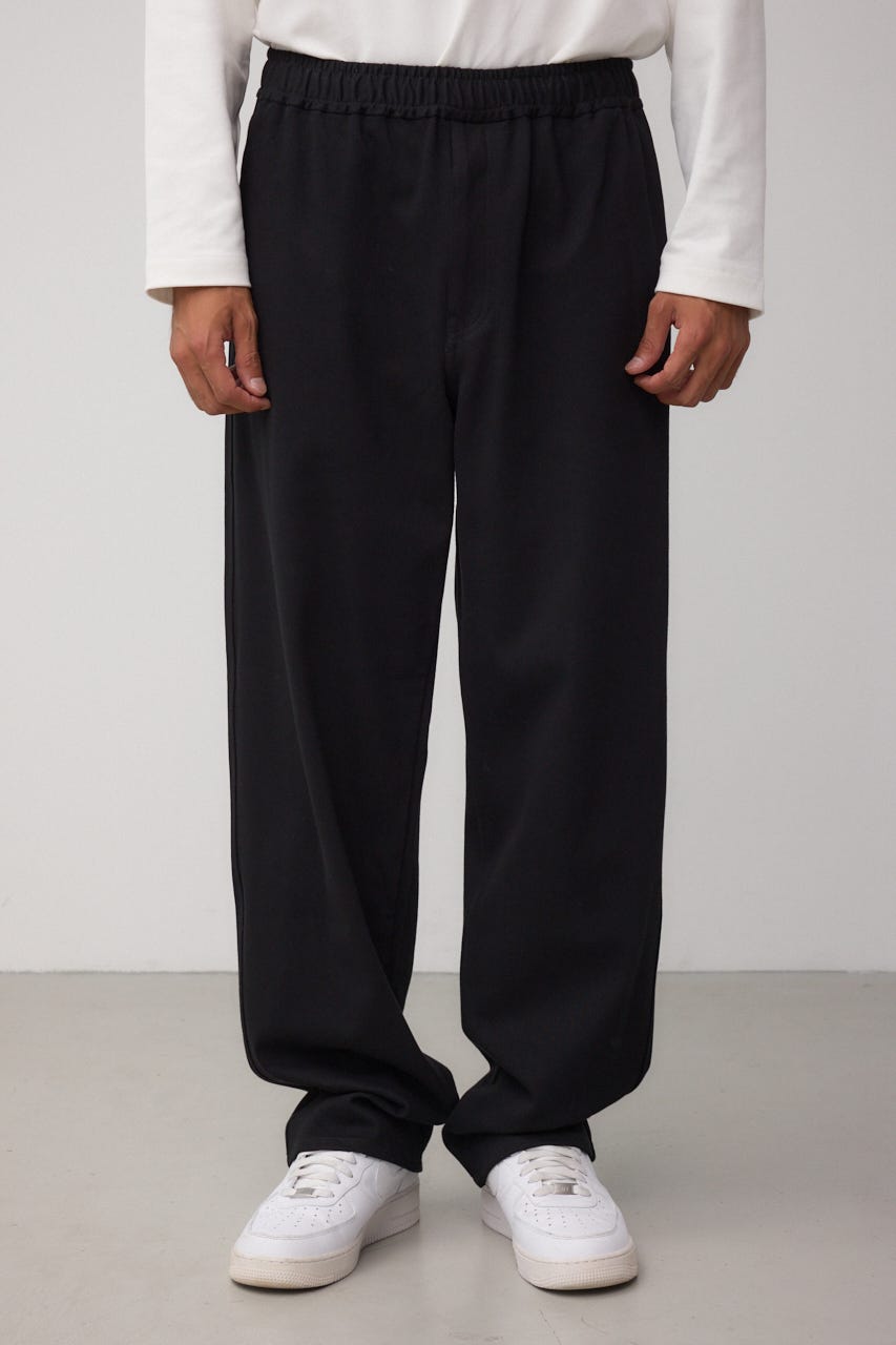 EASY ACTIONワイドパンツ BLK L