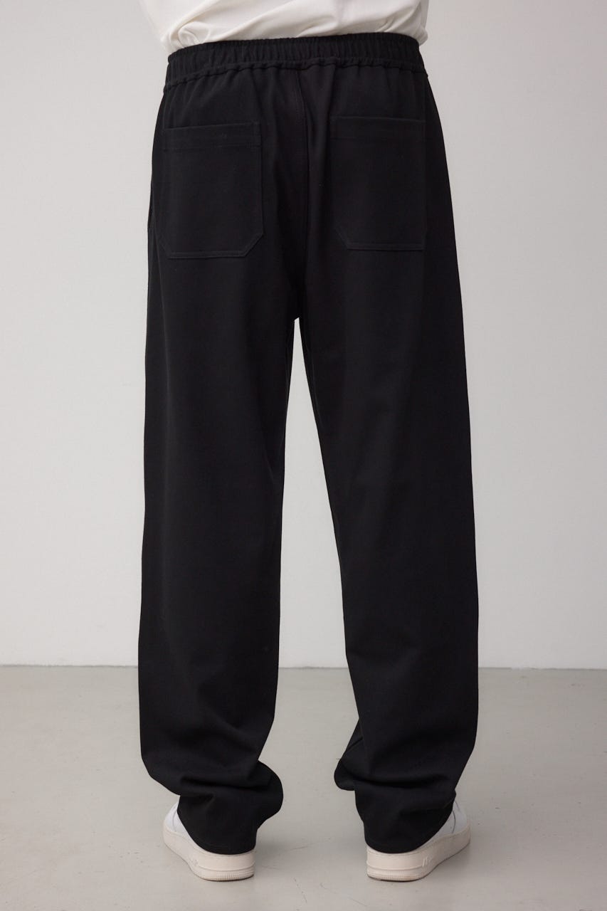 EASY ACTIONワイドパンツ BLK L