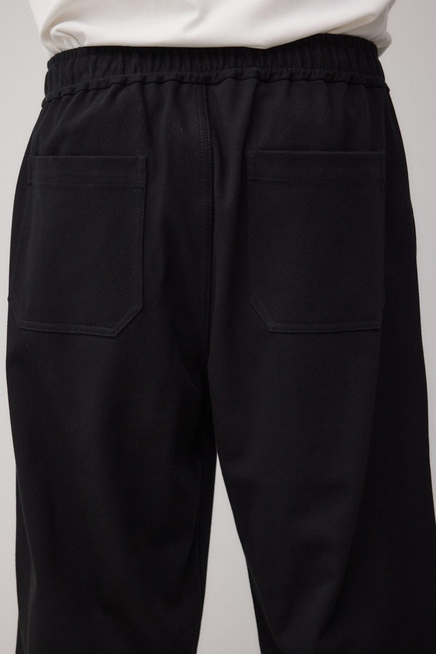 EASY ACTIONワイドパンツ BLK L