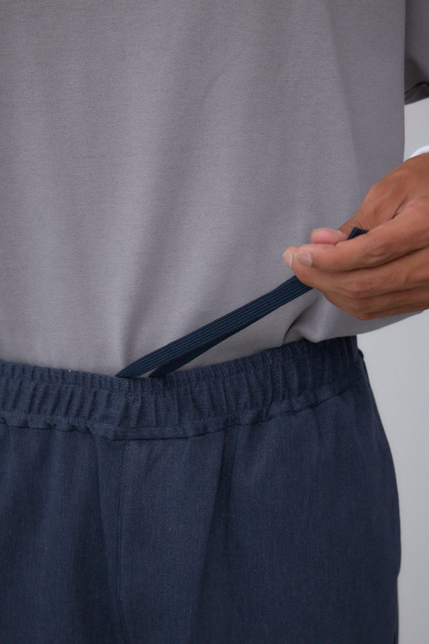 EASY ACTIONワイドパンツ D/NVY L