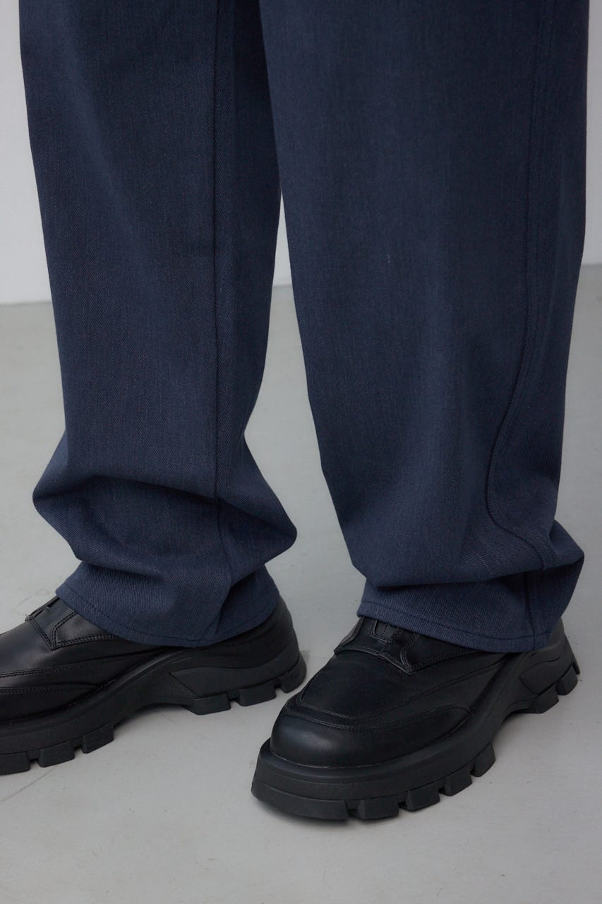 EASY ACTIONワイドパンツ D/NVY L