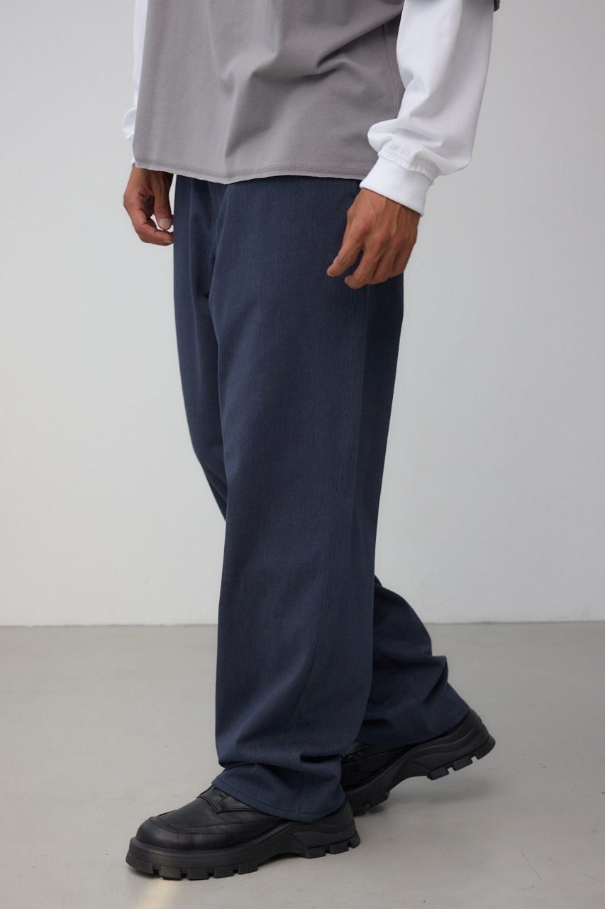 EASY ACTIONワイドパンツ D/NVY L