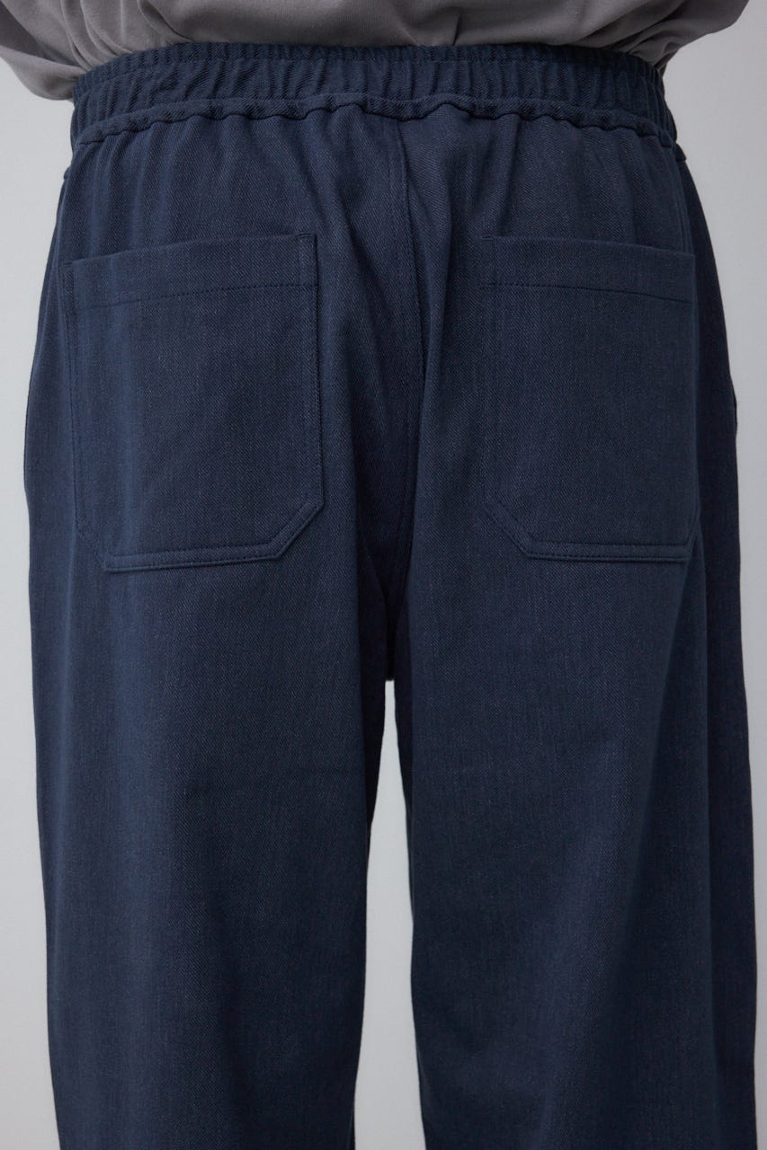 EASY ACTIONワイドパンツ D/NVY L