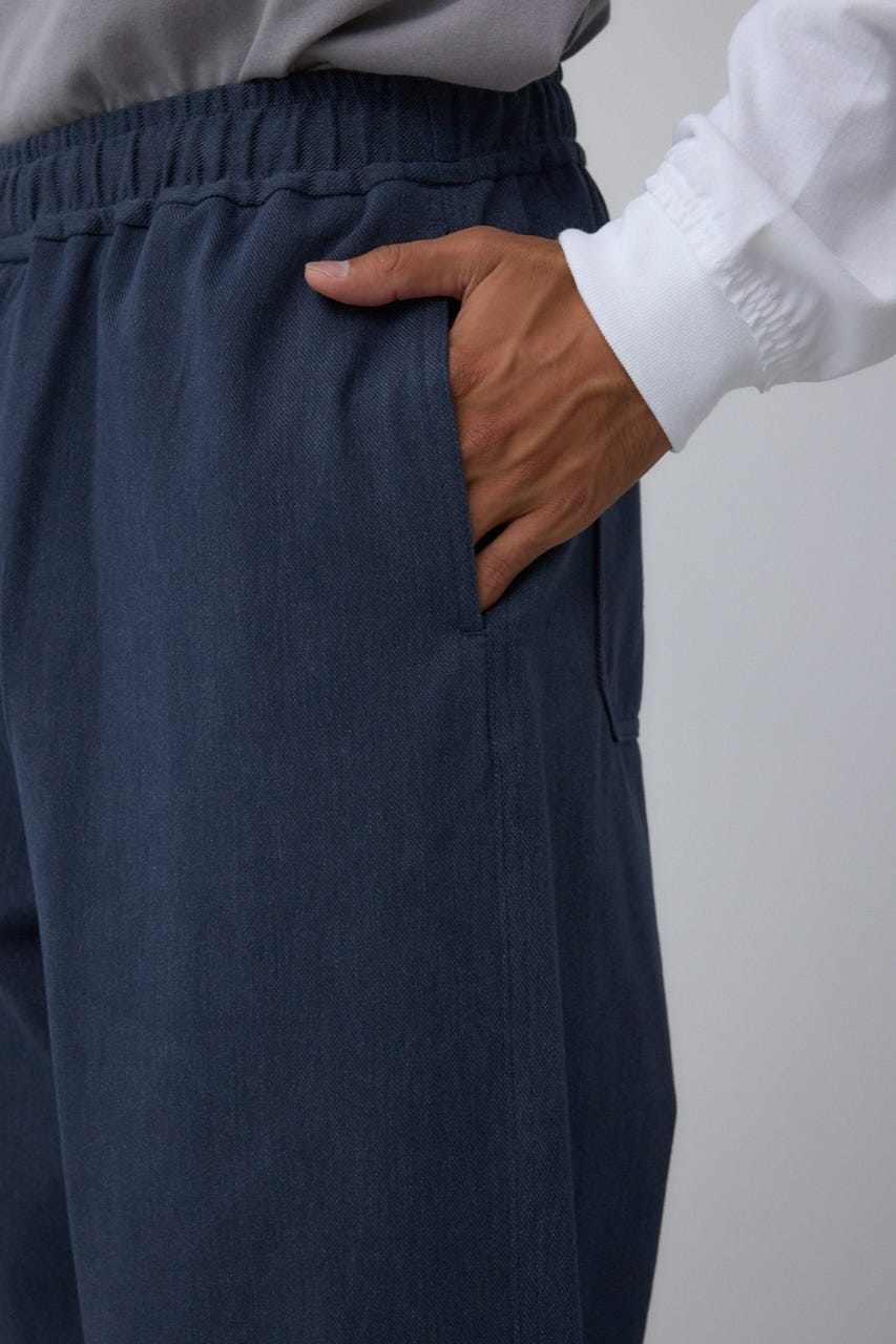 EASY ACTIONワイドパンツ D/NVY L