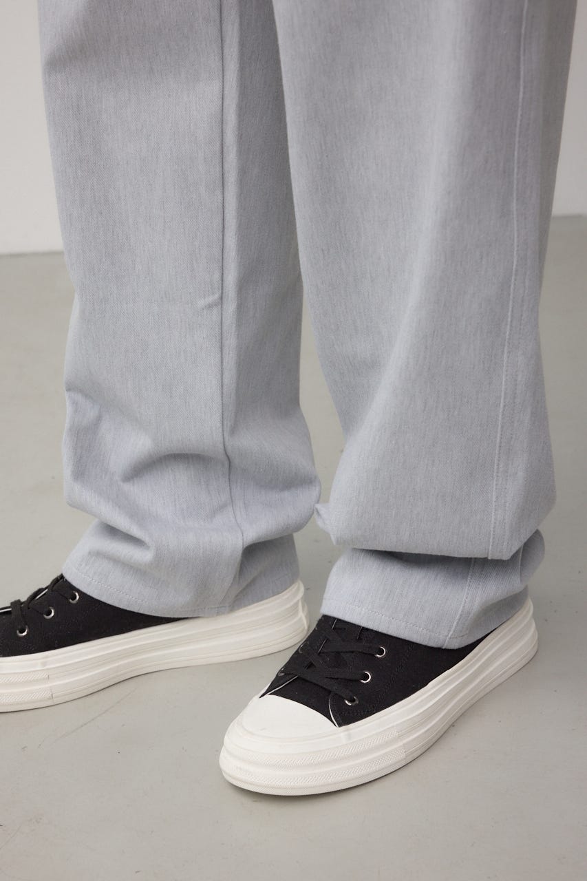 EASY ACTIONワイドパンツ T.GRY L