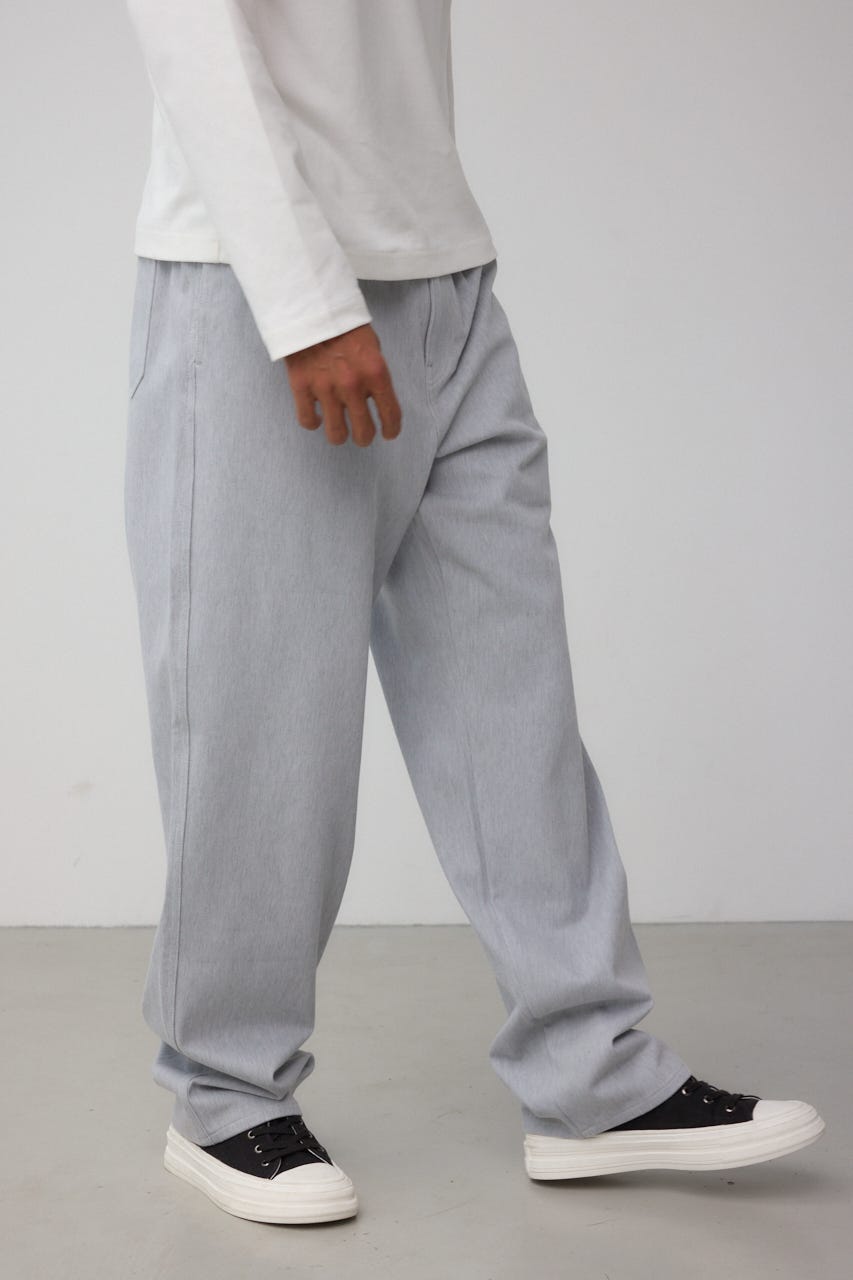 EASY ACTIONワイドパンツ T.GRY L