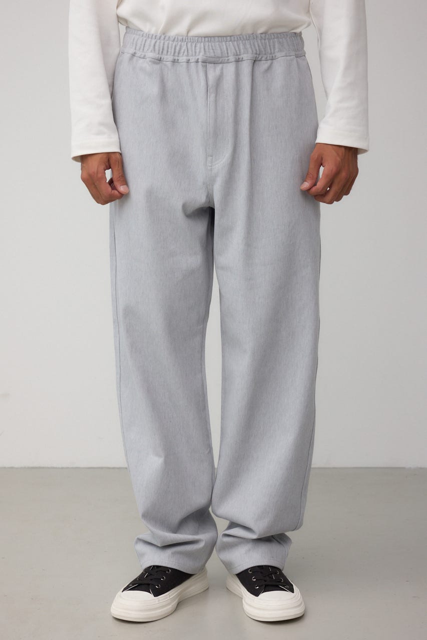 EASY ACTIONワイドパンツ T.GRY L