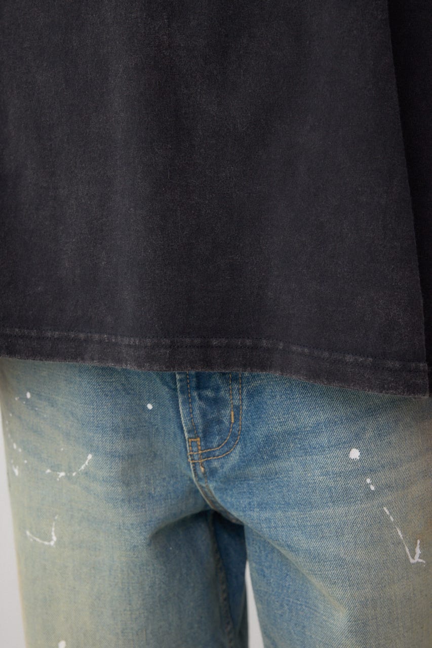 イリュージョンレイヤードTシャツ BLK M