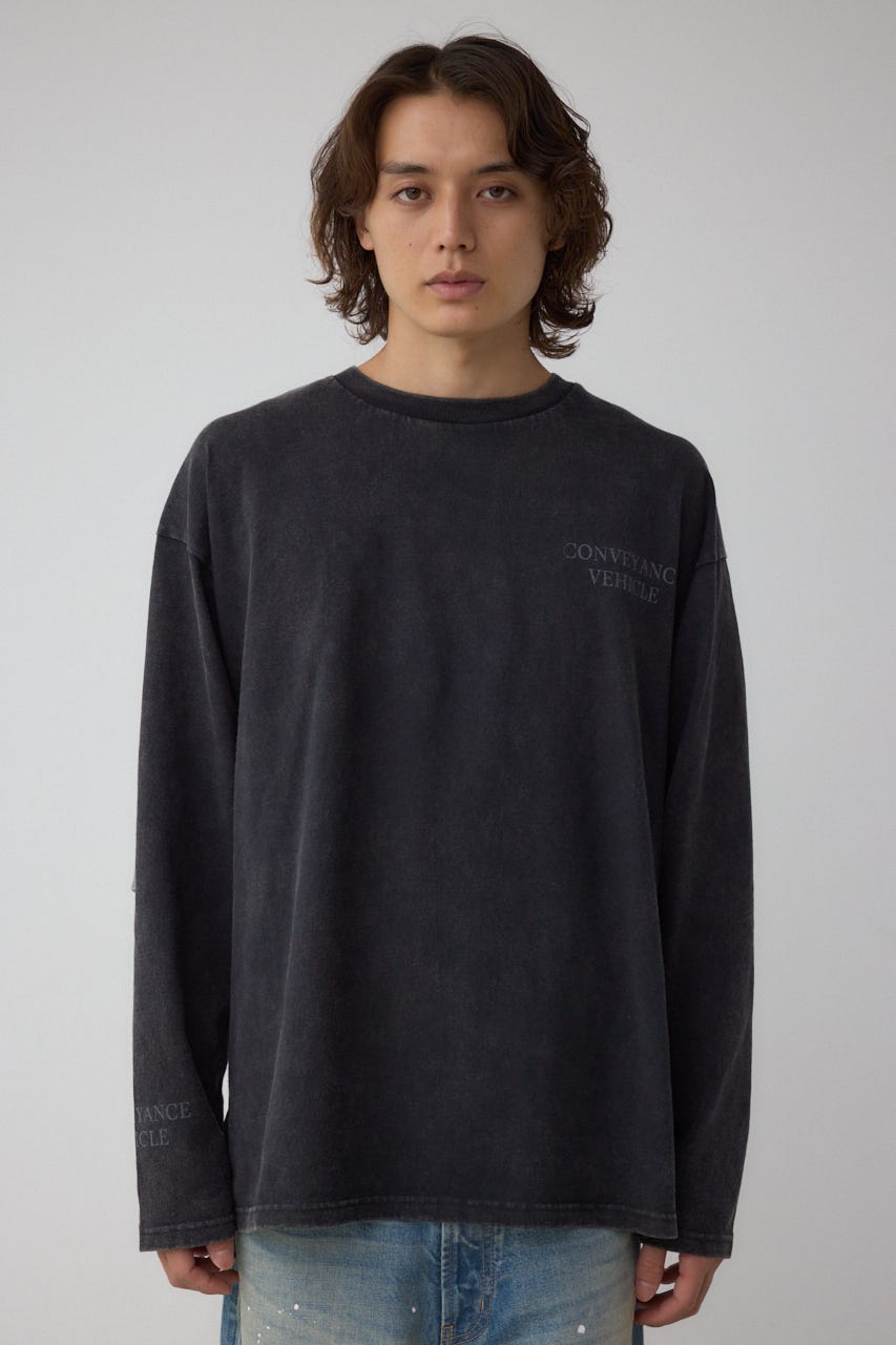 イリュージョンレイヤードTシャツ BLK M