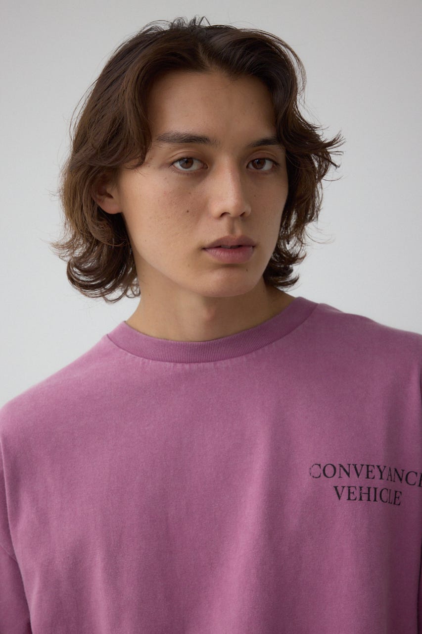 イリュージョンレイヤードTシャツ D/PNK M