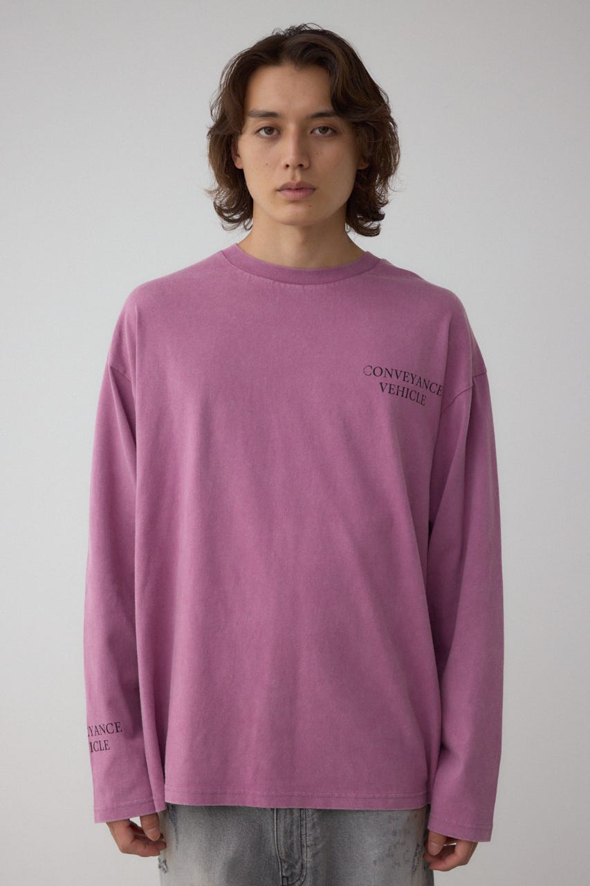 イリュージョンレイヤードTシャツ D/PNK M