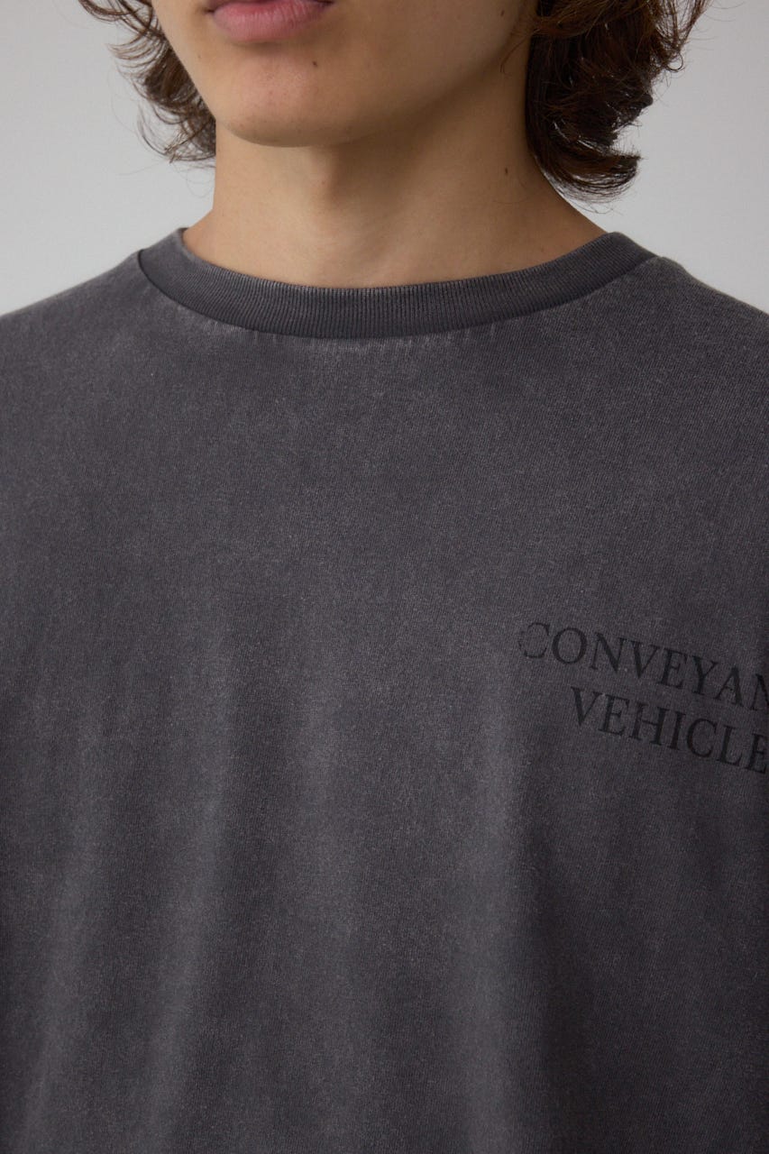 イリュージョンレイヤードTシャツ GRY L