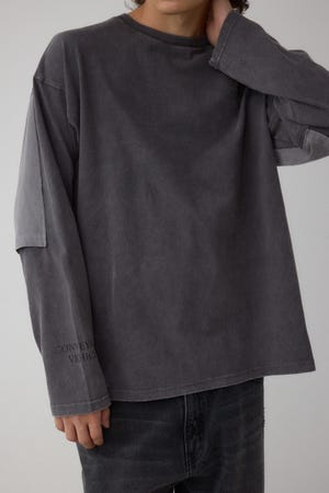 イリュージョンレイヤードTシャツ