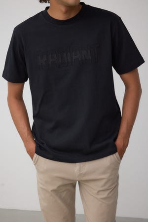 AZUL BY MOUSSY | 3D刺繍半袖トップス (Tシャツ・カットソー