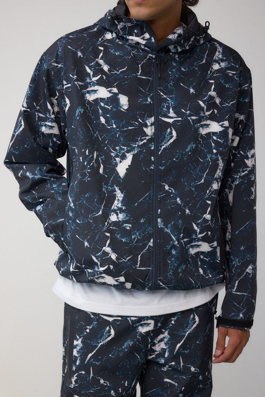 ヴィンテージ✨GIVENCHY ノーカラージャケット 15 青 花アップリケ ヴィンテージ✨GIVENCHY ノーカラージャケット 15 青 花