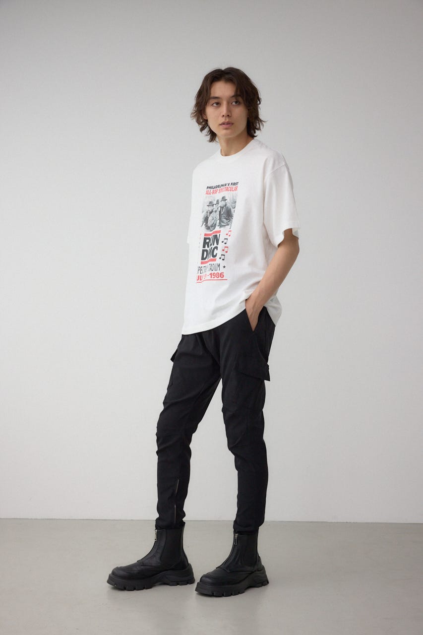 カーゴジップスリムパンツ BLK L