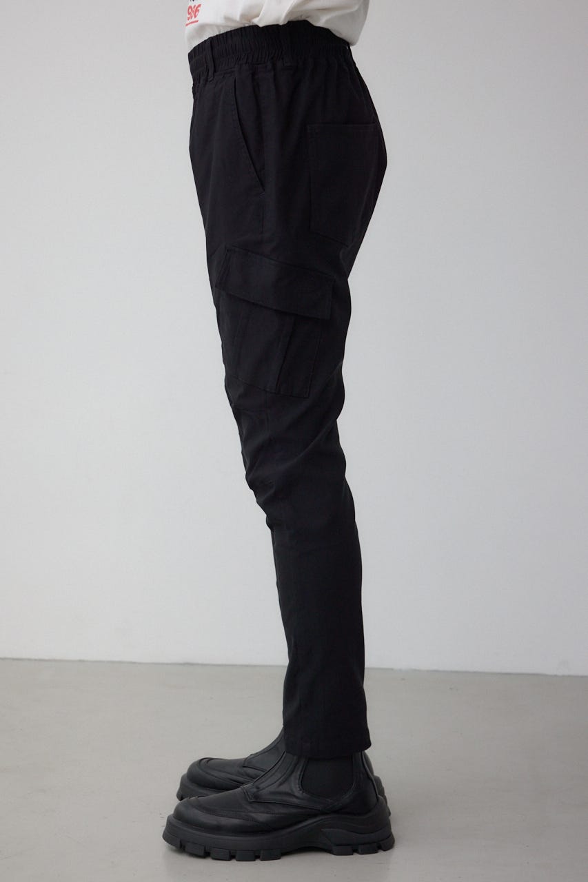 カーゴジップスリムパンツ BLK L
