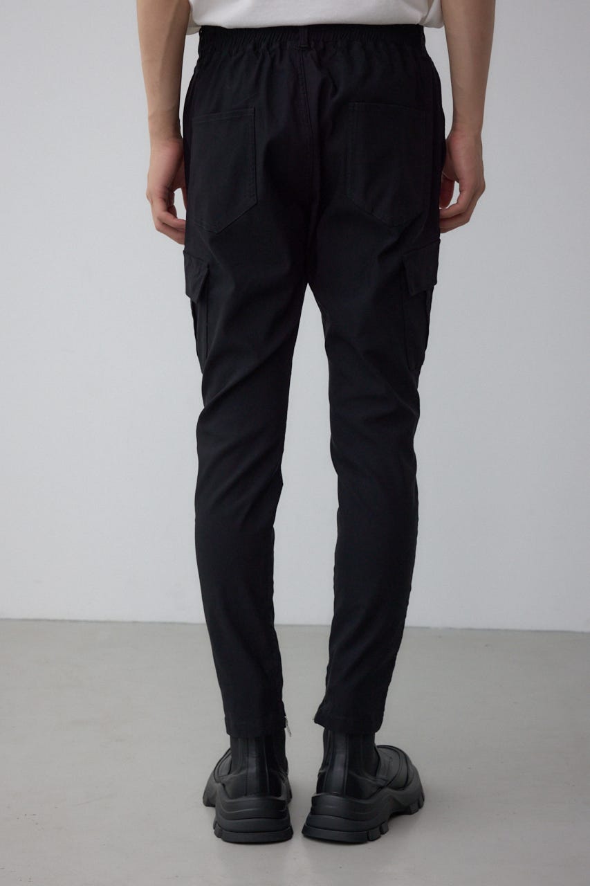 カーゴジップスリムパンツ BLK L