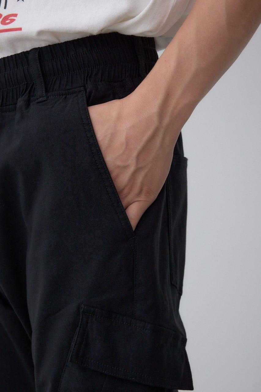 カーゴジップスリムパンツ BLK L