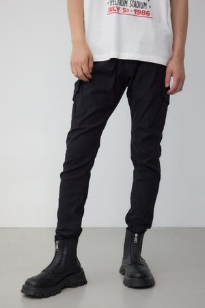 カーゴジップスリムパンツ