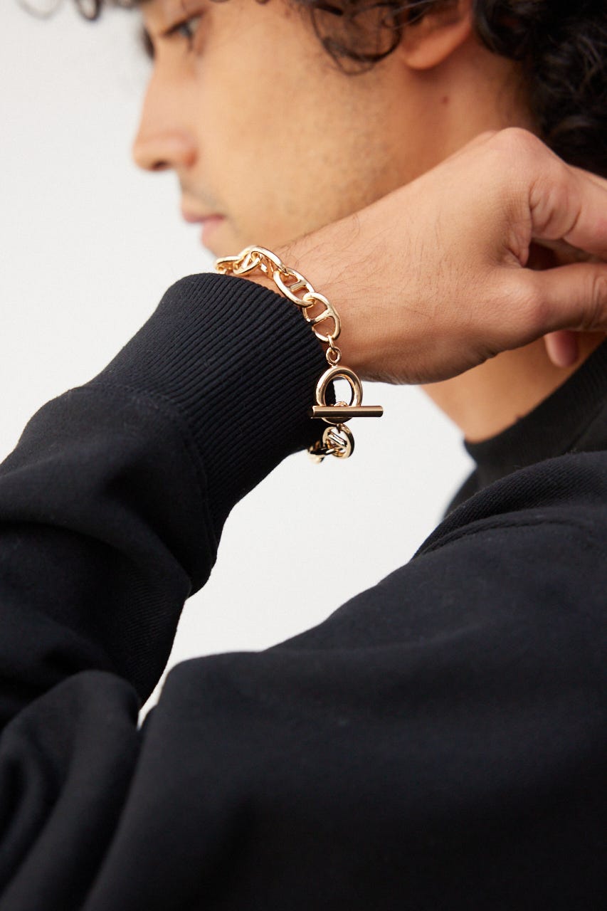 AZUL BY MOUSSY | ANCHOR CHAIN BRACELET (ブレスレット ) |SHEL