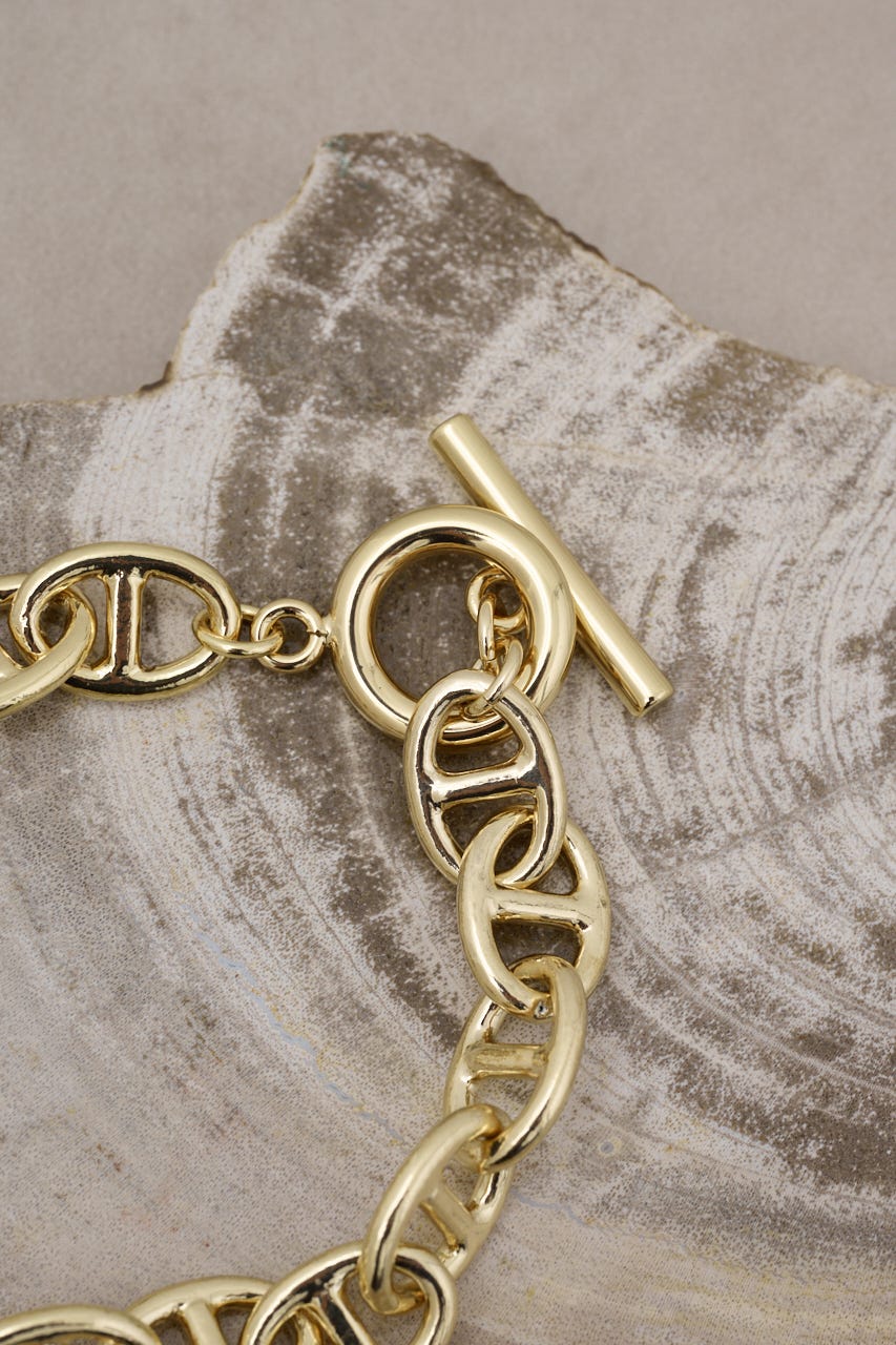 AZUL BY MOUSSY | ANCHOR CHAIN BRACELET (ブレスレット ) |SHEL