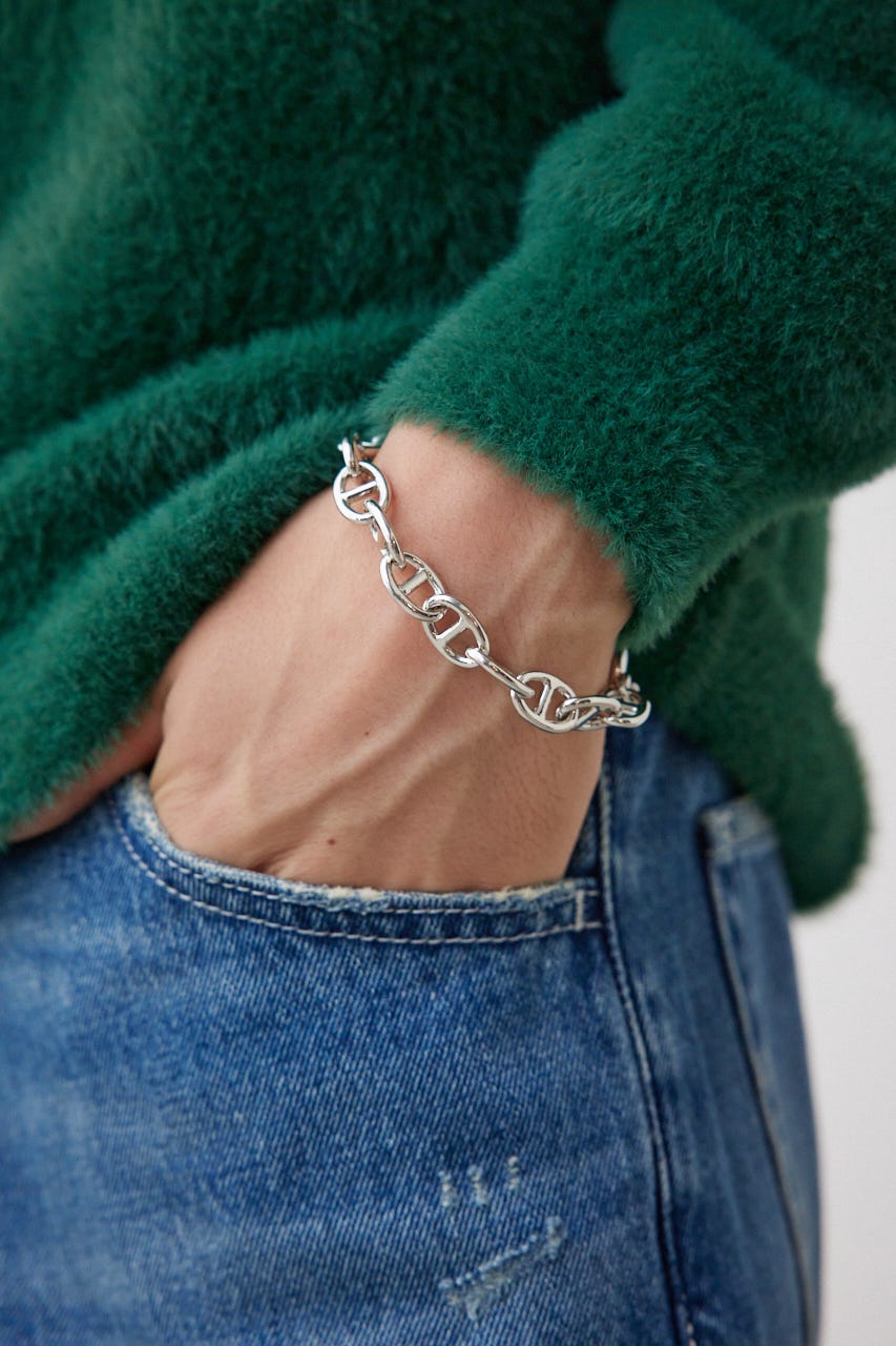 AZUL BY MOUSSY | ANCHOR CHAIN BRACELET (ブレスレット ) |SHEL