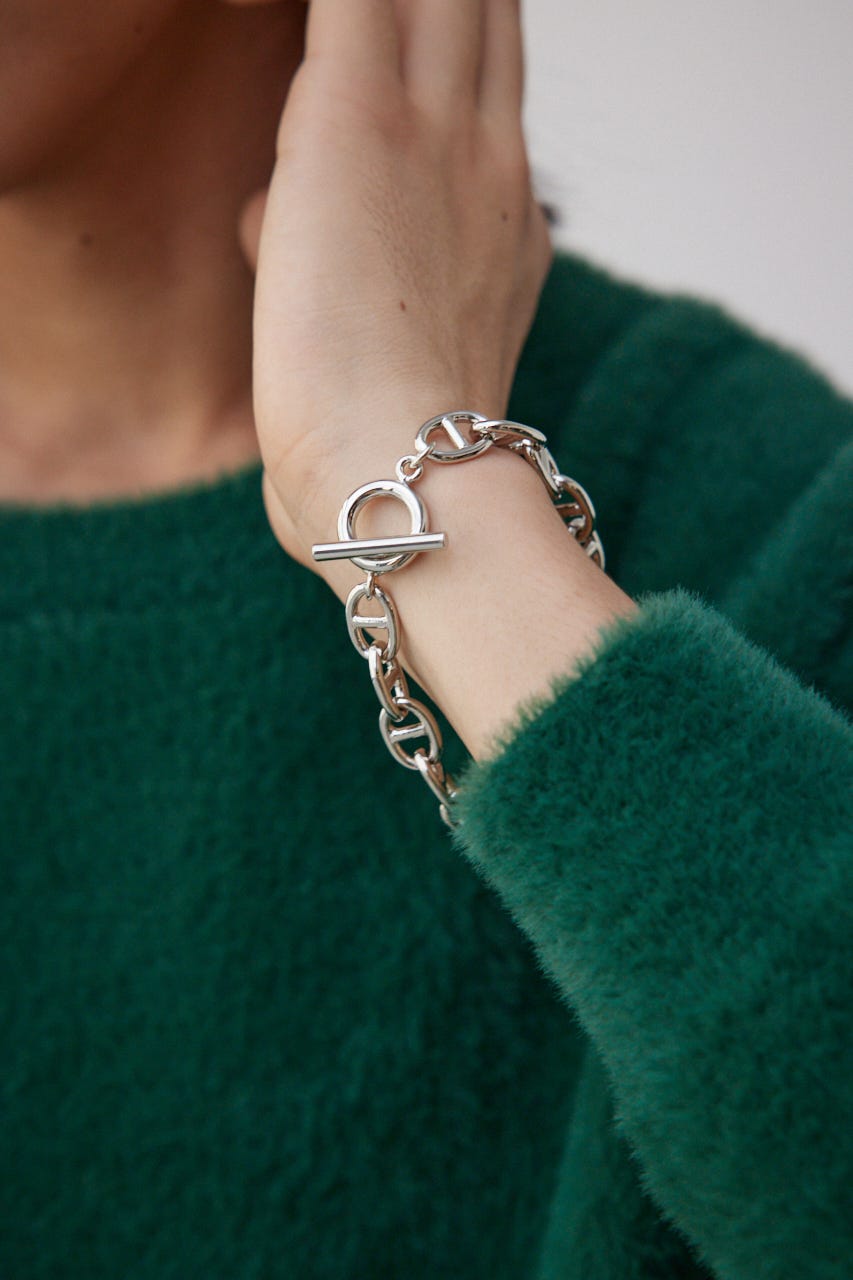 チャルリズブレスレット AZUL BY MOUSSY | ANCHOR CHAIN BRACELET (ブレスレット ) |SHEL