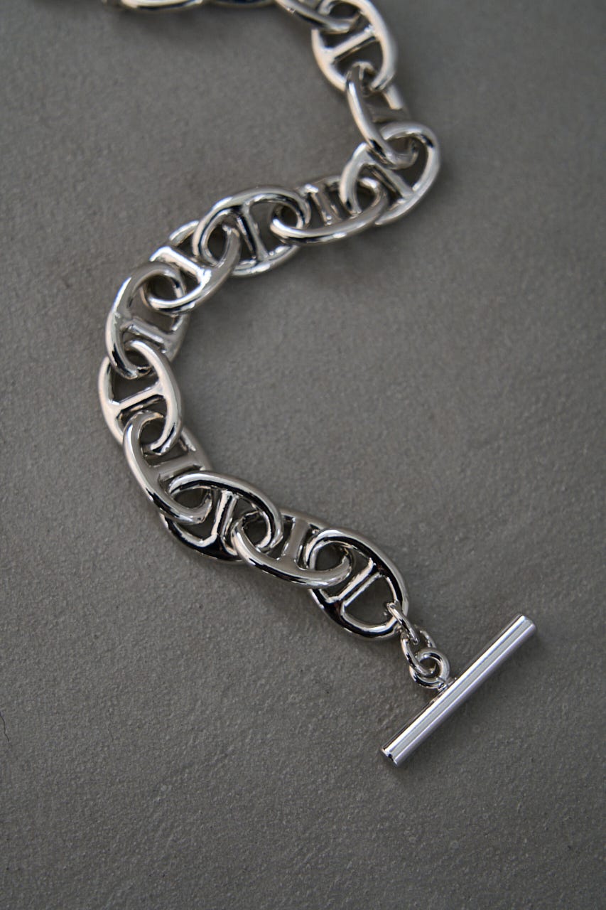 チャルリズブレスレット AZUL BY MOUSSY | ANCHOR CHAIN BRACELET (ブレスレット ) |SHEL