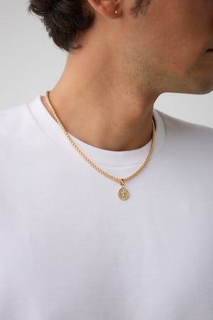 AZUL BY MOUSSY | ツイストチェーンコインネックレス