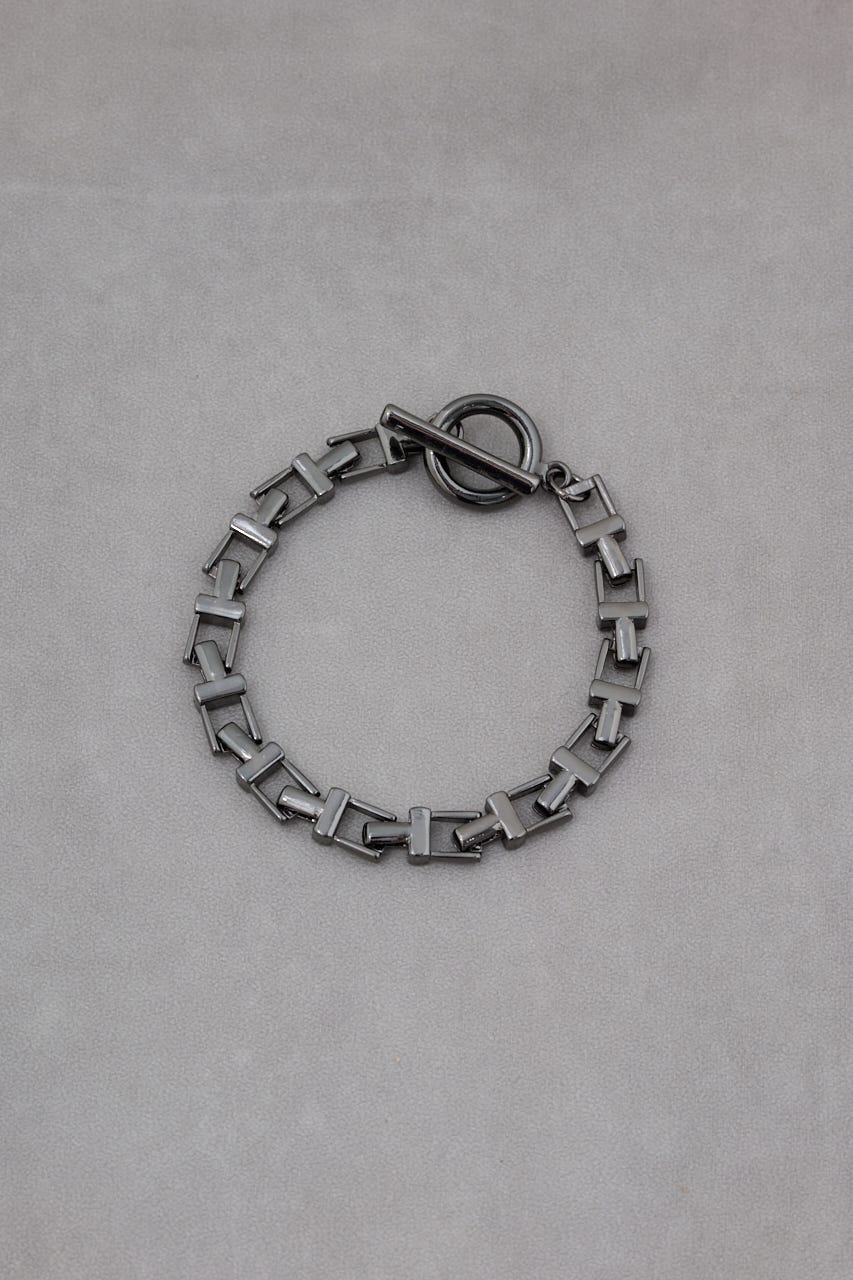 AZUL BY MOUSSY | スクエアブロックチェーンブレスレット