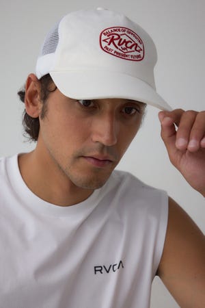 RVCA RANCH SEAL MASH SNAPBACK