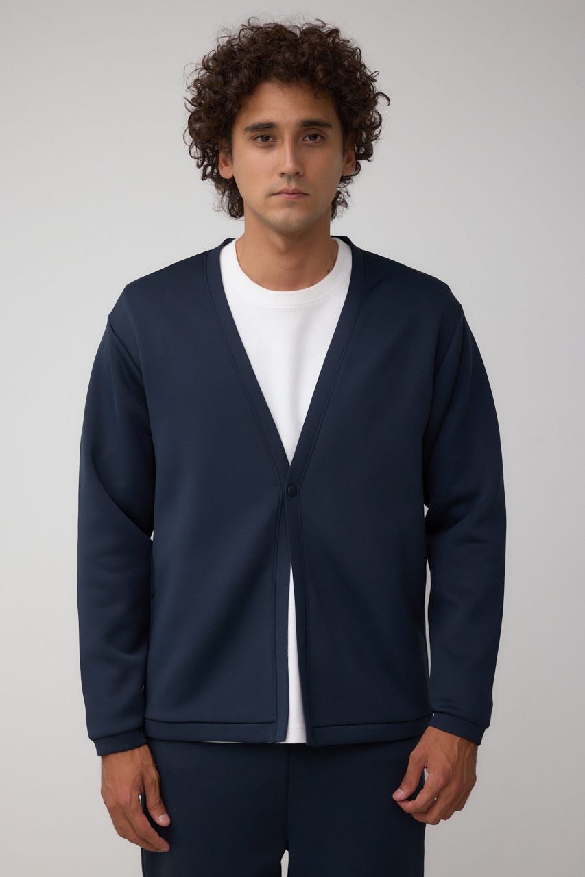 MAX&Co. ボーダー ニット カーディガン クロップド Sサイズ 青 ブルー MAX&Co. ボーダー ニット カーディガン クロップド Sサイズ 青