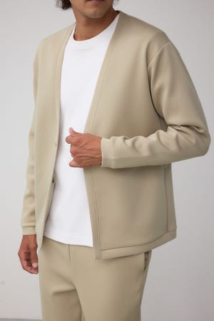 ダブルニットカーディガン