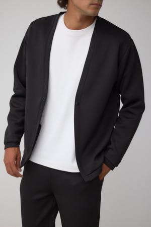 ダブルニットカーディガン