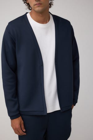 ダブルニットカーディガン