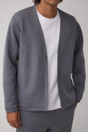 ダブルニットカーディガン