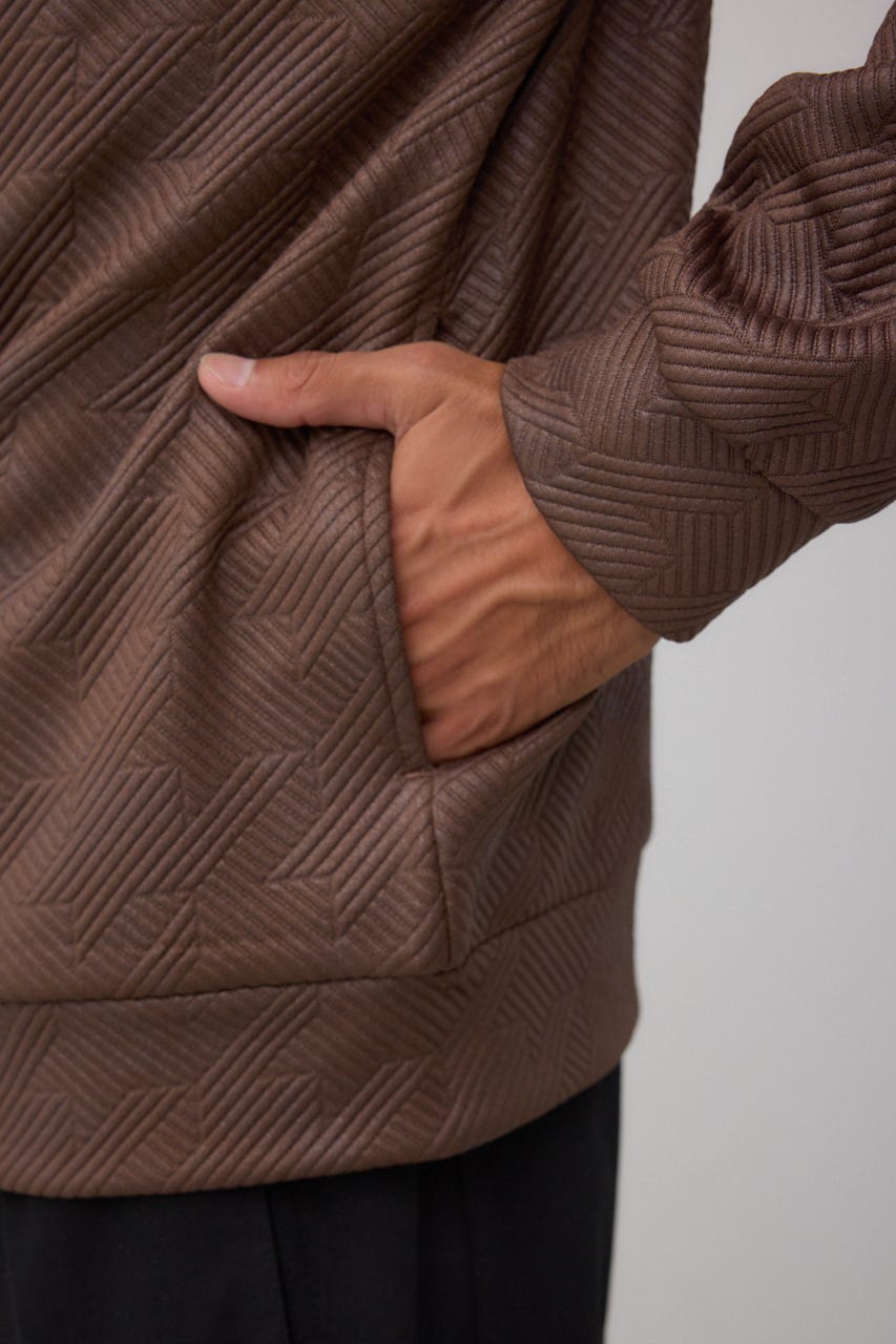 フクレジャガードカーディガン BRN M