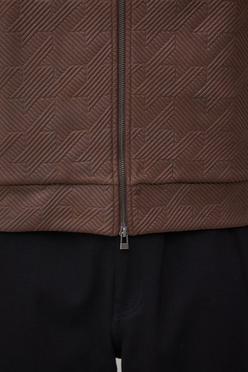 フクレジャガードカーディガン BRN M