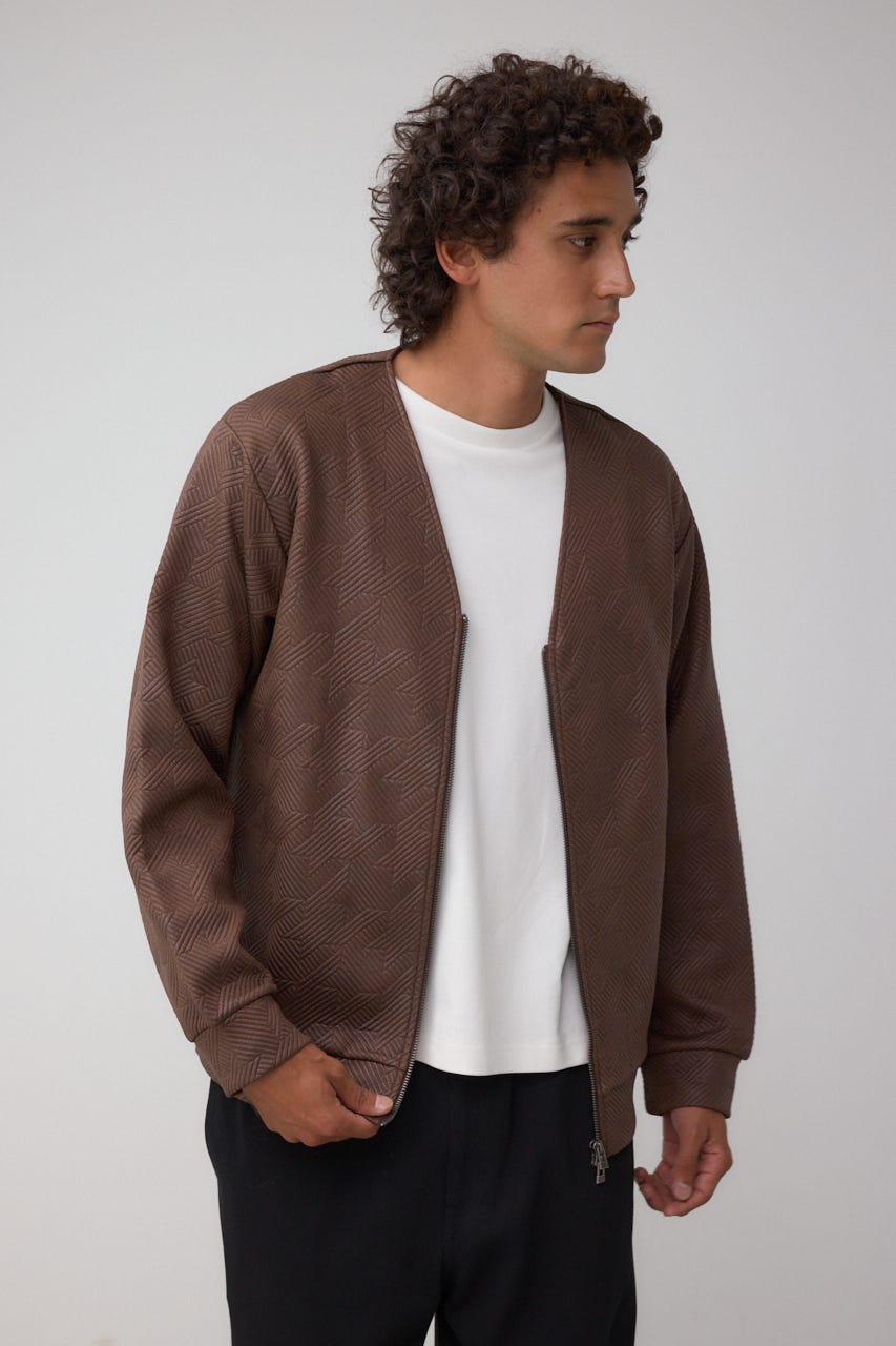 フクレジャガードカーディガン BRN M