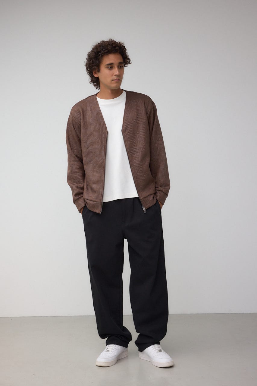 フクレジャガードカーディガン BRN M